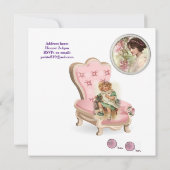 Wild One First Birthday Card Einladung (Rückseite)