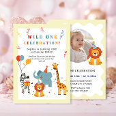 Wild One First Birthday Invitation Einladung