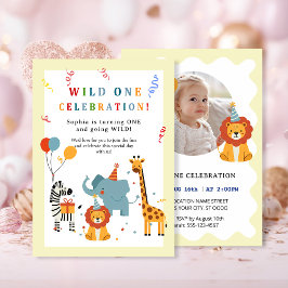 Wild One First Birthday Invitation Einladung