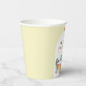 Wild One First Birthday Pappbecher (Rechts)