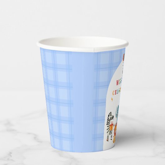 Wild One First Birthday Pappbecher (Rechts)