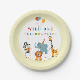 Wild One First Birthday Pappteller
