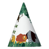 Wild One First Birthday Party Jungle Safari Partyhütchen (Rechts)