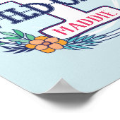 Wild One First Birthday Poster (Ecke)