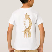 Wild One First Birthday T - Shirt (Rückseite)