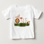 Wild one First Geburtday Baby T - Shirt (Vorderseite)