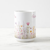 Wild-One-Floral-Cup, Wildblume Garden, rosa Töne Kaffeetasse (Mittel)