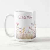 Wild-One-Floral-Cup, Wildblume Garden, rosa Töne Kaffeetasse (Links)