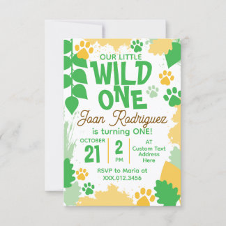 Wild One Foto-Einladungen Flache Dankeskarten Dankeskarte