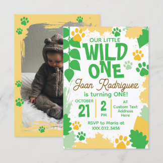 Wild One Foto-Einladungen Flache Dankeskarten Dankeskarte