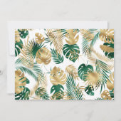 Wild One Foto Safari 1. Geburtstag Einladung (Rückseite)