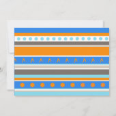 Wild One Fox 3 Foto Erster Geburtstag Einladung (Rückseite)