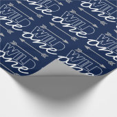 Wild One Geschenkpapier | Erster Geburtstag (Ecke)