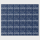 Wild One Geschenkpapier | Erster Geburtstag (Flach)