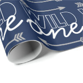 Wild One Geschenkpapier | Erster Geburtstag (Rolleneckpunkt)