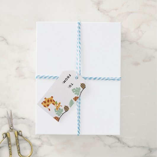 Wild One Gift Tag Geschenkanhänger (Mit Garn)