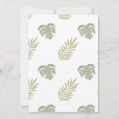 Wild One Giraffe 1. Geburtstag Einladung (Rückseite)