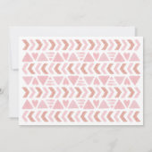 Wild One Girl Geburtstag Einladung mit Foto (Rückseite)