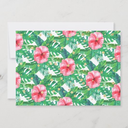 Wild One Girls First Birthday Foto Dankeskarte (Rückseite)