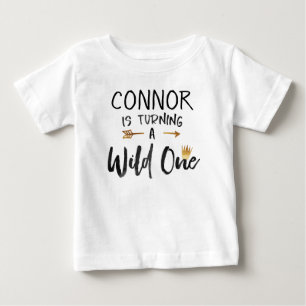 Wild One Gold Crown 1. Geburtstag T - Shirt