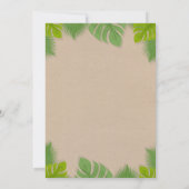 Wild One Invitation Boy Wild One Birthday Party Einladung (Rückseite)