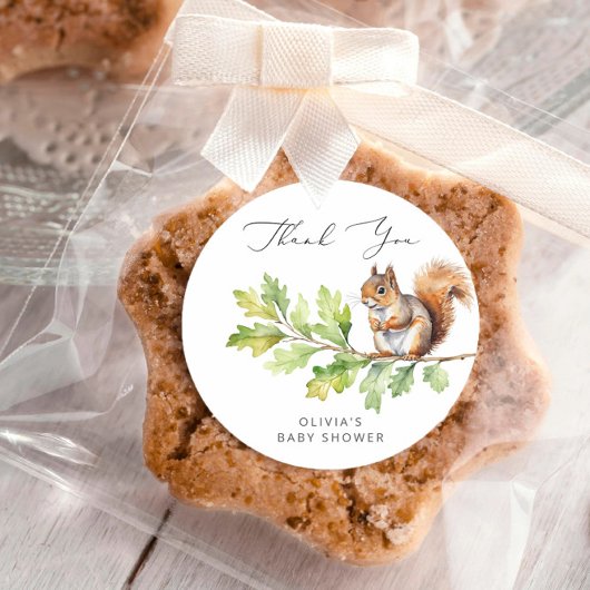 Wild One ist auf dem Weg Babydusche Danke Runder Aufkleber