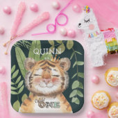 Wild One Jungle Animals Safari 1. Geburtstag Pappteller (Party)