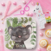 Wild One Jungle Animals Safari 1. Geburtstag Pappteller (Party)