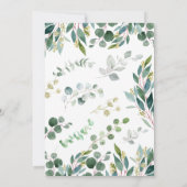 Wild One Jungle Baby Dusche Einladung (Rückseite)