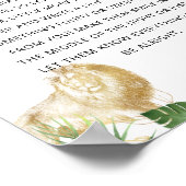 Wild One Jungle Baby Dusche 'Late Night Diaper' Poster (Ecke)