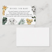 Wild One Jungle Books for Baby Begleitkarte (Vorne/Hinten)