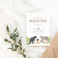 Wild One - Jungle Friends Woodland Geburtstag