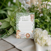 Wild One Jungle Message Card Einladung