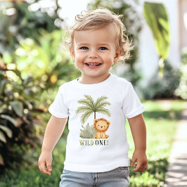 Wild One Jungle Safari 1. Geburtstag Baby T-shirt