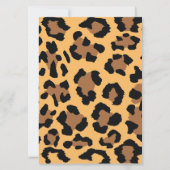 Wild One Jungle Safari 1. Geburtstag Einladung (Rückseite)