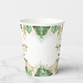 Wild One Jungle Safari 1. Geburtstag Party Pappbecher (Rechts)