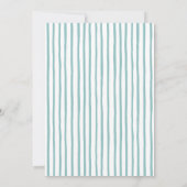 Wild One Jungle Safari 1st Birthday Party Einladung (Rückseite)