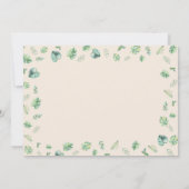 Wild One Jungle Safari Animals Birthday Photo Einladung (Rückseite)