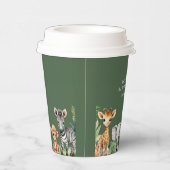 Wild One Jungle Safari Baby Dusche Pappbecher (Rechts)