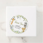 Wild One Jungle Safari Baby Dusche Runde Geschenkanhänger (Beispiel)