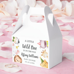 Wild One Jungle Safari Baby Shower Party Geschenkschachtel