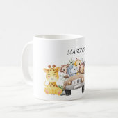 Wild One Jungle Safari Birthday for Boys Kaffeetasse (Vorderseite Links)