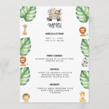 Wild One Jungle Safari Birthday for Boys