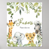 Wild One Jungle Safari Favoriten Poster (Vorne)