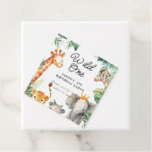 Wild One Jungle Safari Geburtstag Geschenkanhänger (Beispiel)