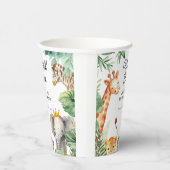 Wild One Jungle Safari Geburtstag Pappbecher (Rechts)