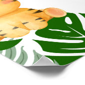 Wild One Jungle Safari Geburtstag Poster (Ecke)