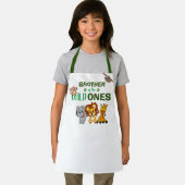 Wild One Jungle Safari Tier Twins Brother Zoo Schürze (Insitu)