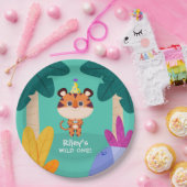 Wild One Jungle Tiger Pappteller (Party)