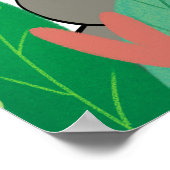 Wild One Kitty Cat Kitten Einladung zum 1. Geburts Poster (Ecke)